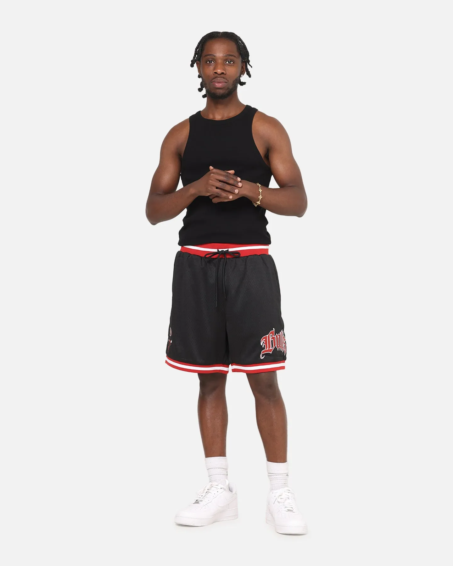 Mitchell & Ness Chicago Bulls Gothic Shorts Black High Durability Blend