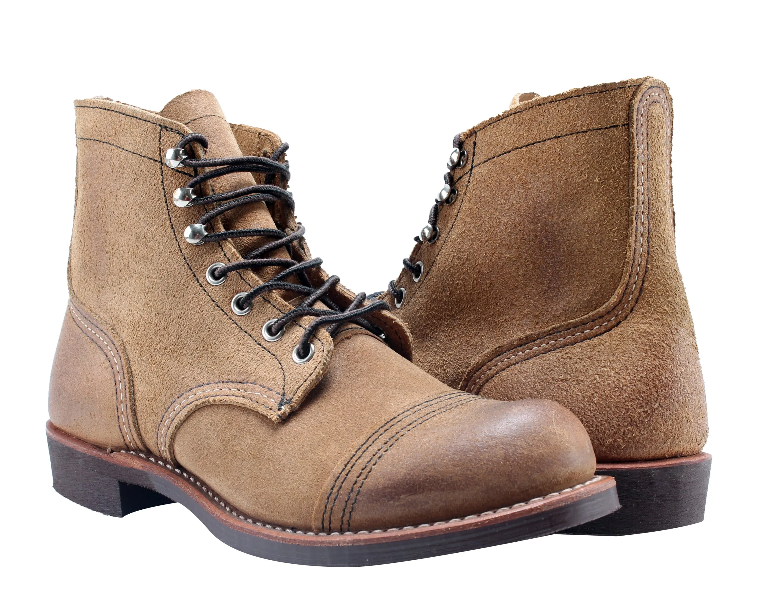 Red Wing Heritage Iron Ranger 6-Inch 8083 Hawthorne Tan Men's Boots 08083 Style Clarity Quick Pace