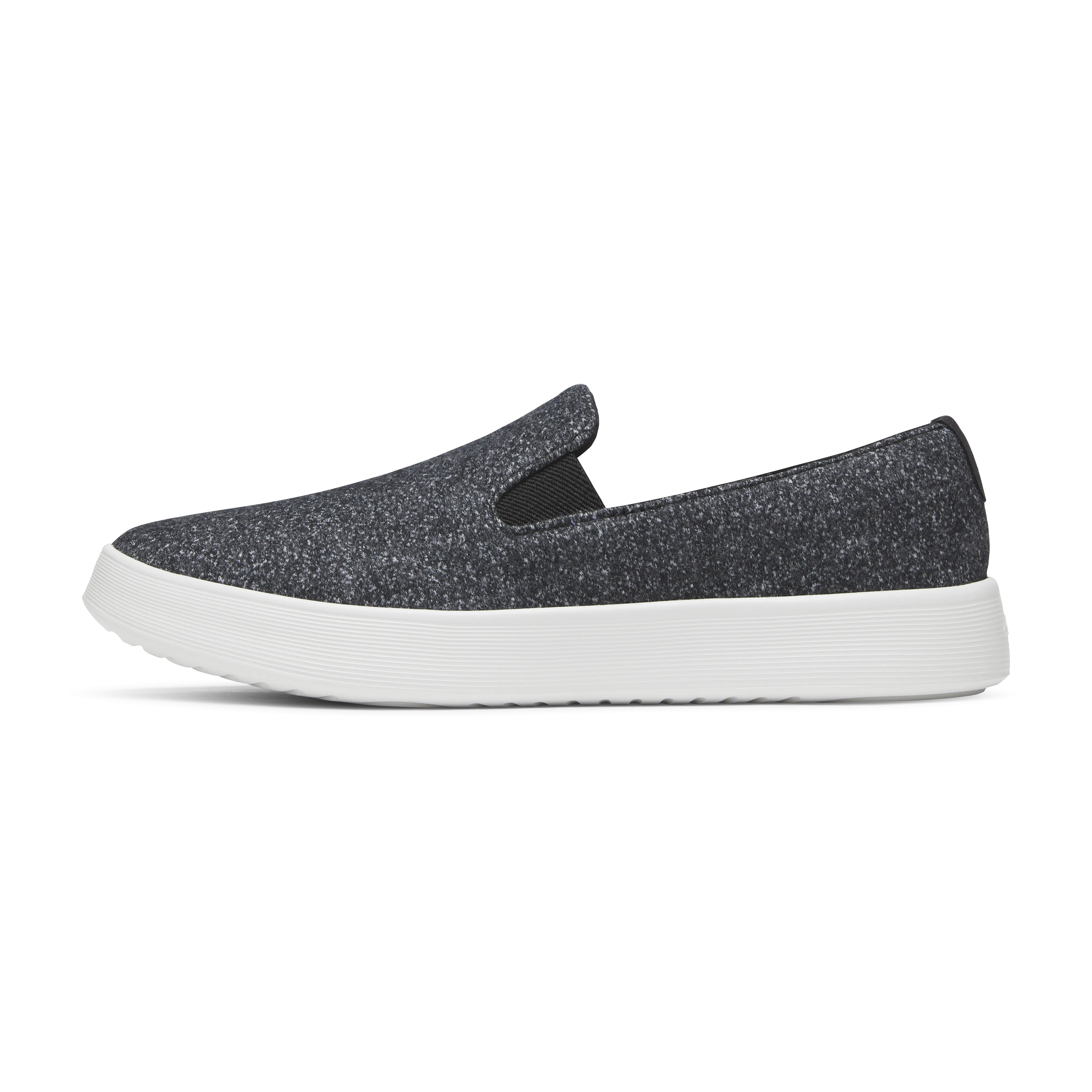 boots Men's Wool Cruiser Slip On - Dark Grey (Light Grey Sole)