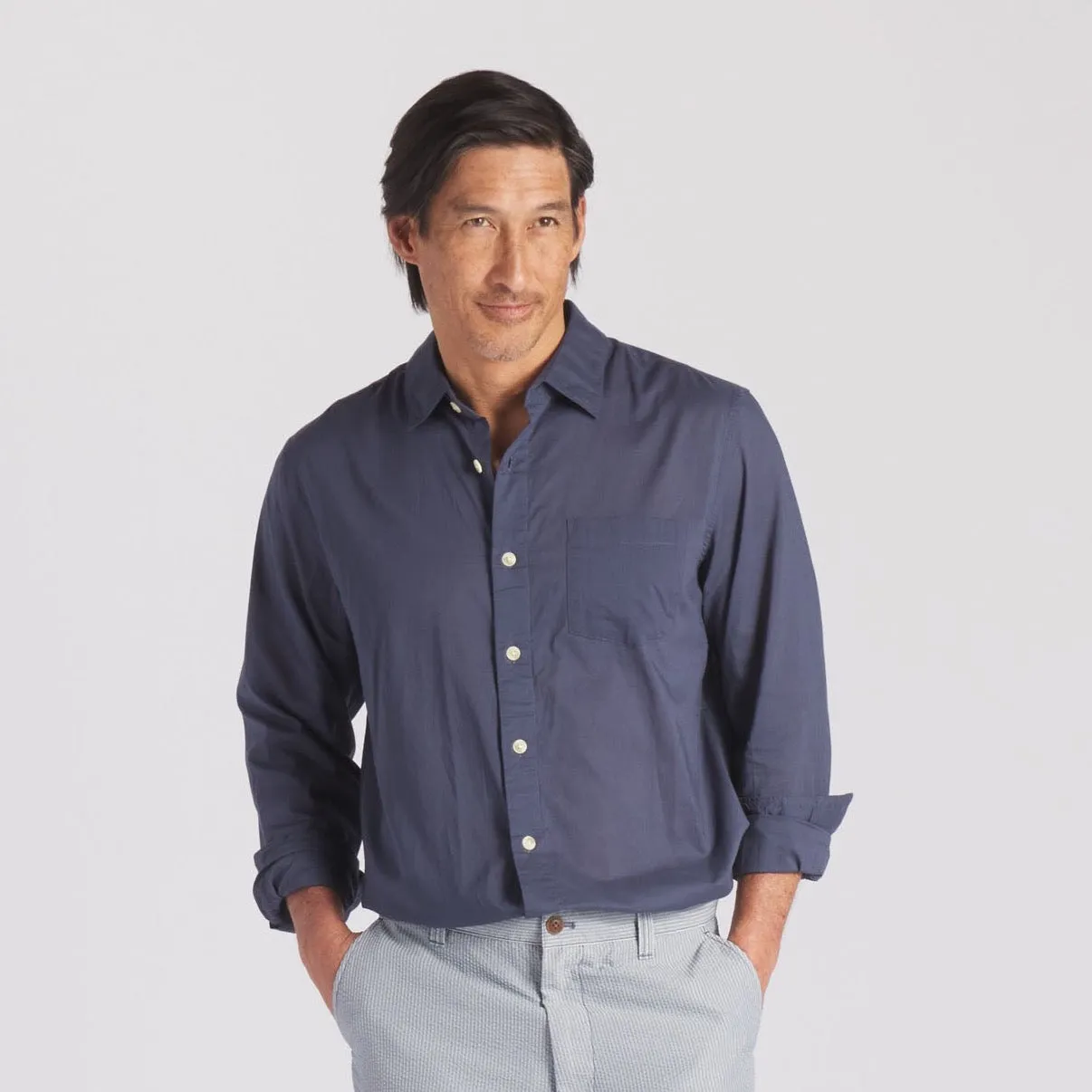 Trendy All-Day Ultimate Fit Portofino Featherweight Poplin Shirt - Old Navy
