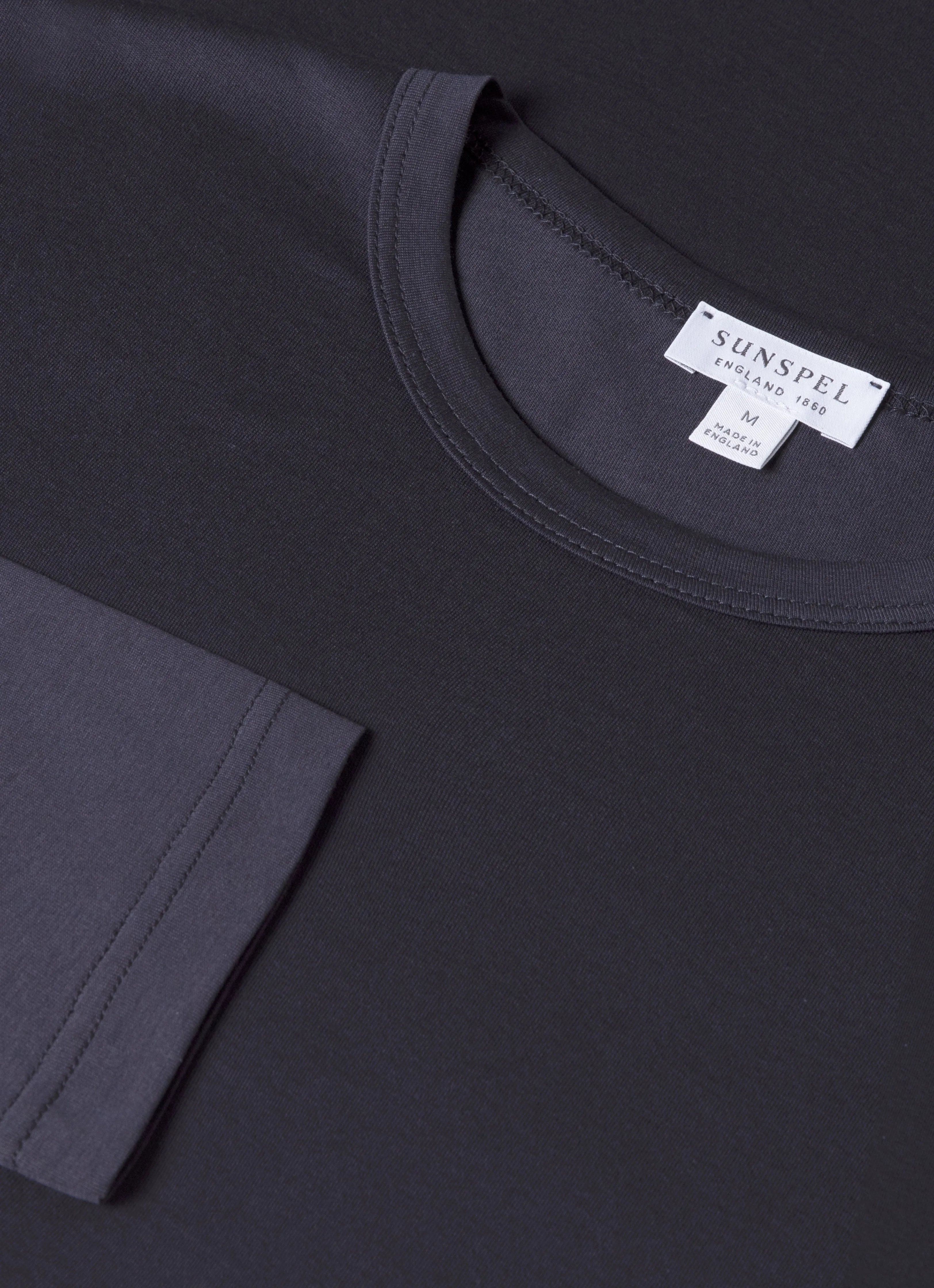 Comfy Active Fit Men's Classic Long Sleeve T-shirt in Navy