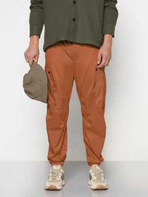 Twill Weave Texture Fashion Forward Men's Rust Relaxed Fit Cargos