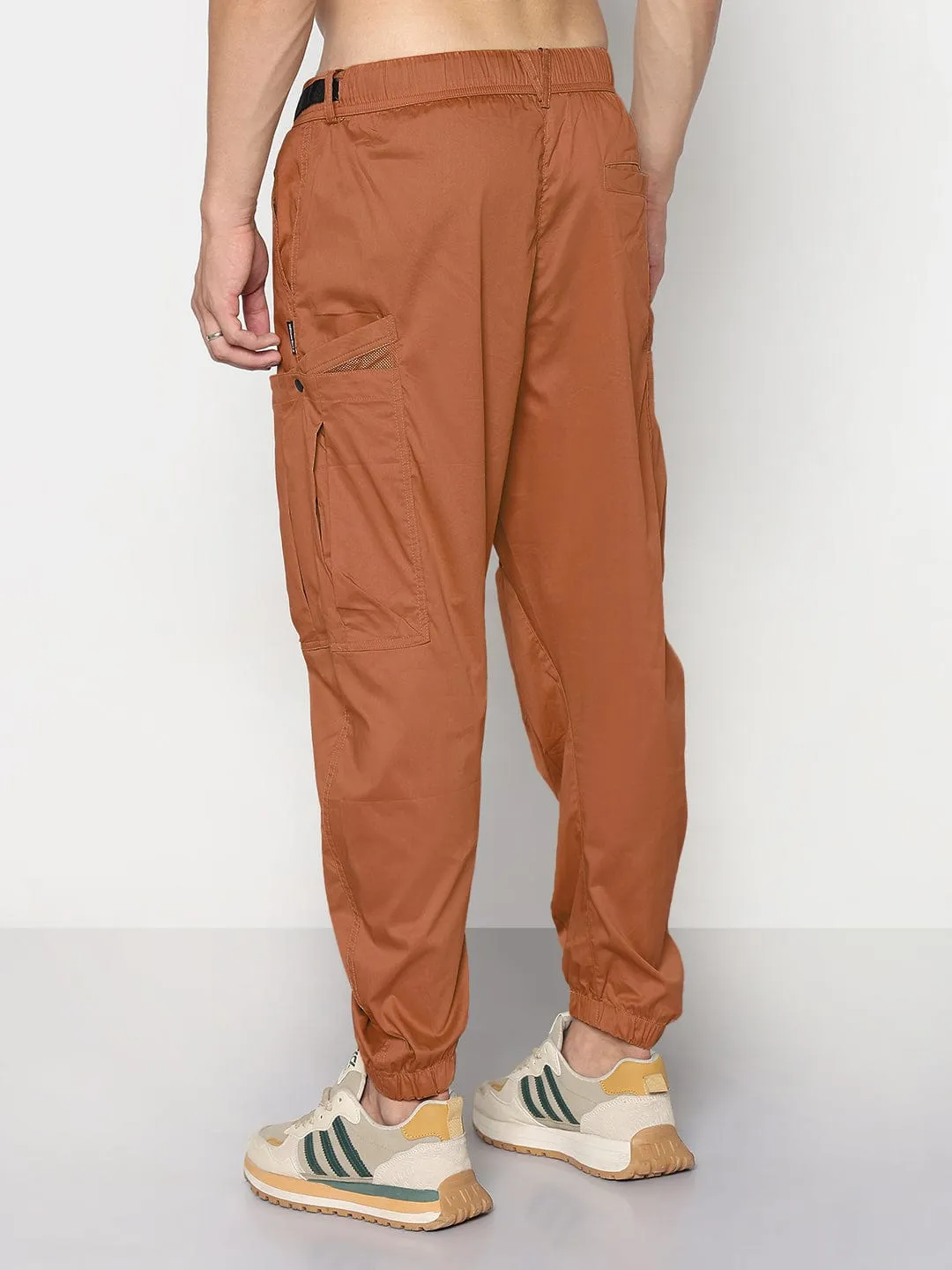 Men's Rust Relaxed Fit Cargos Ripstop Fabric Technology