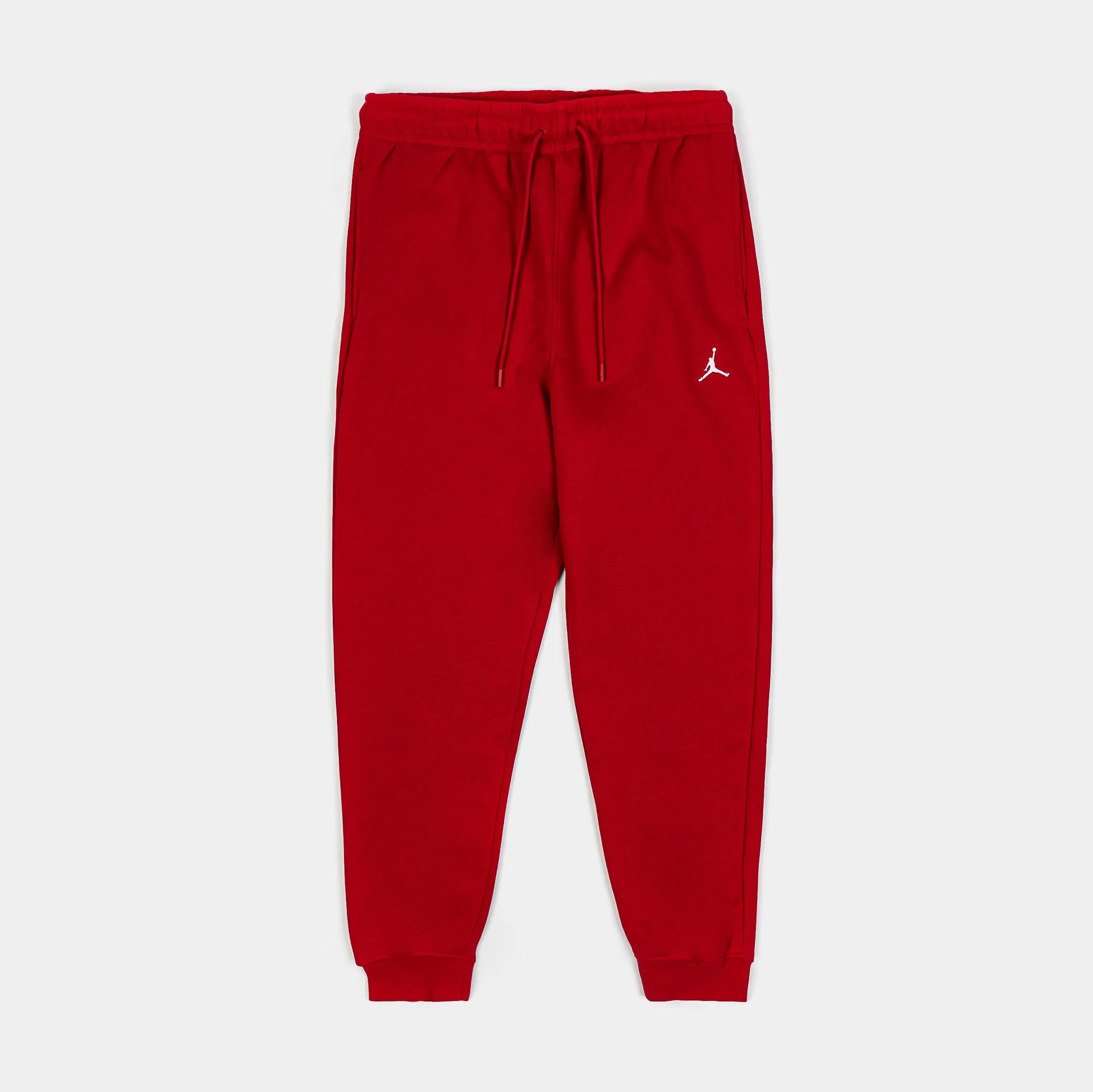 Brooklyn Fleece Joggers Mens Pants (Red/White) Comfort Focused