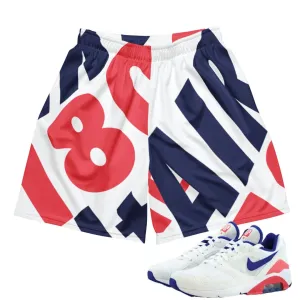 Ultramarine Air Max 180 Scripture Mesh Shorts Pajamas