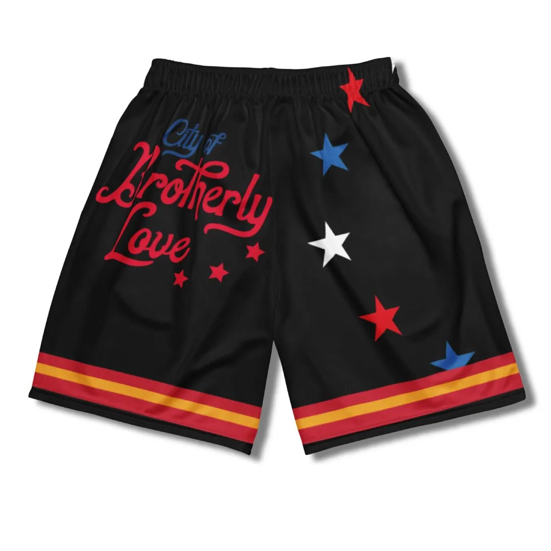 PHILLY BROTHERY LOVE MESH BASKETBALL SHORTS Running Shorts