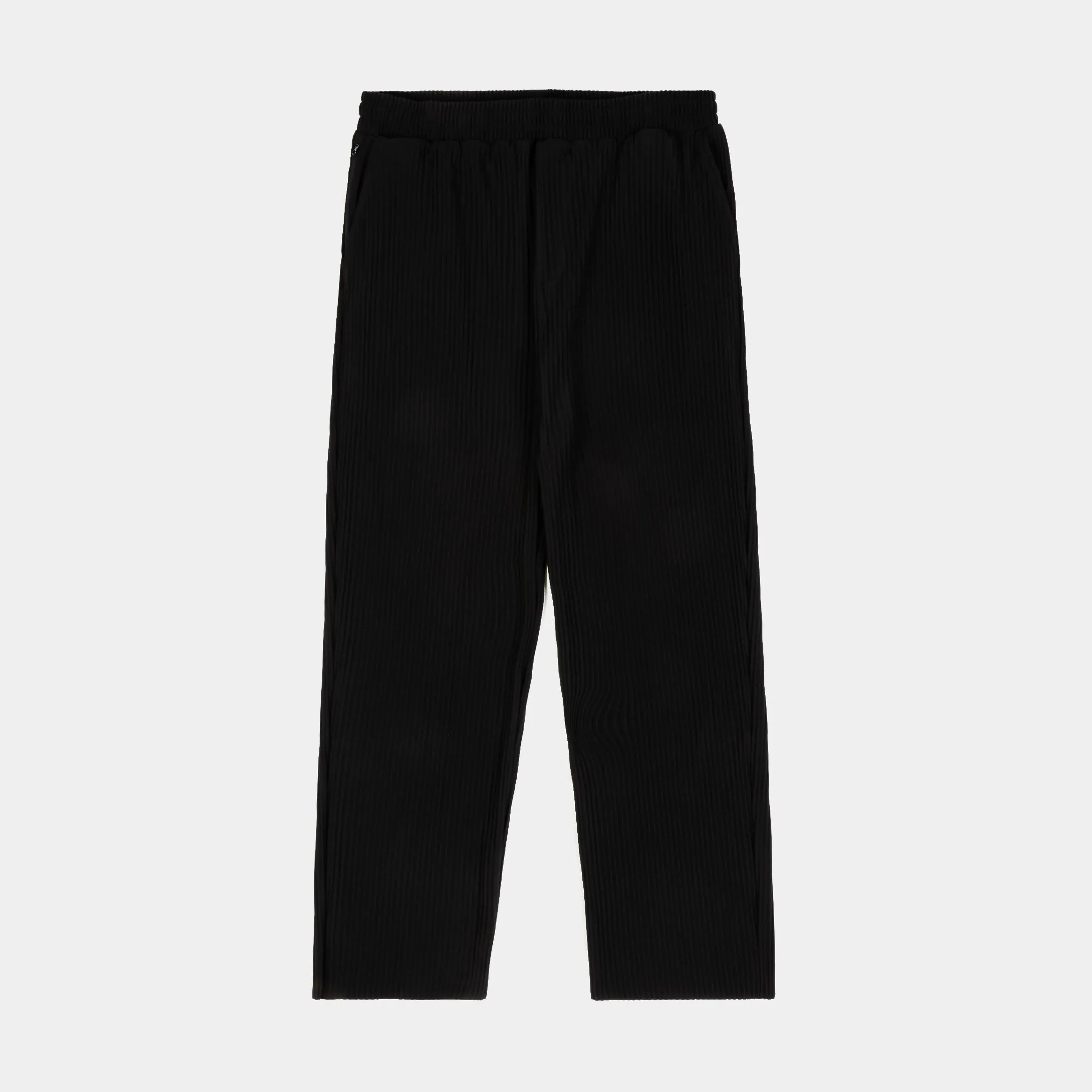 Functional Ease Pleated Knit Mens Pants (Black)