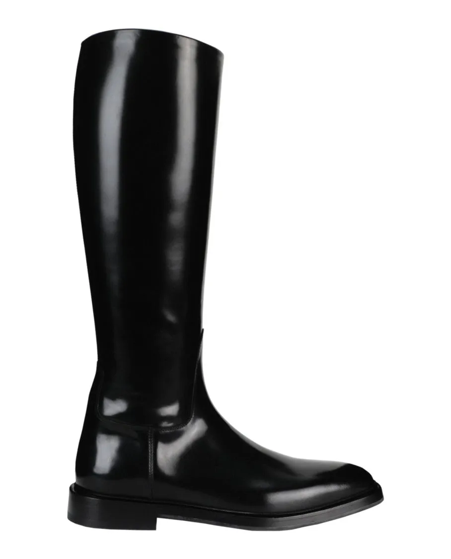 Easy Pair Gala Shade Fluid Leather Riding Boots