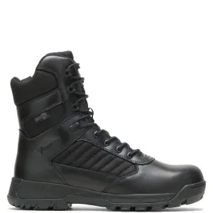 Matte Edge Coastal Shade Men's Tactical Sport 2 Tall Side Zip Dryguard Boot - Wide Width In Black