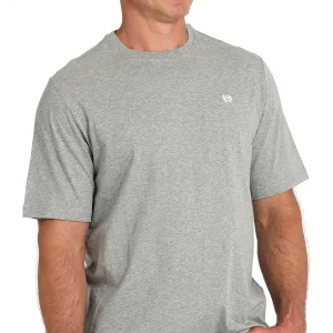Solid color purity Outdoor Leisure Cinch Men's Solid Logo Tee in Grey