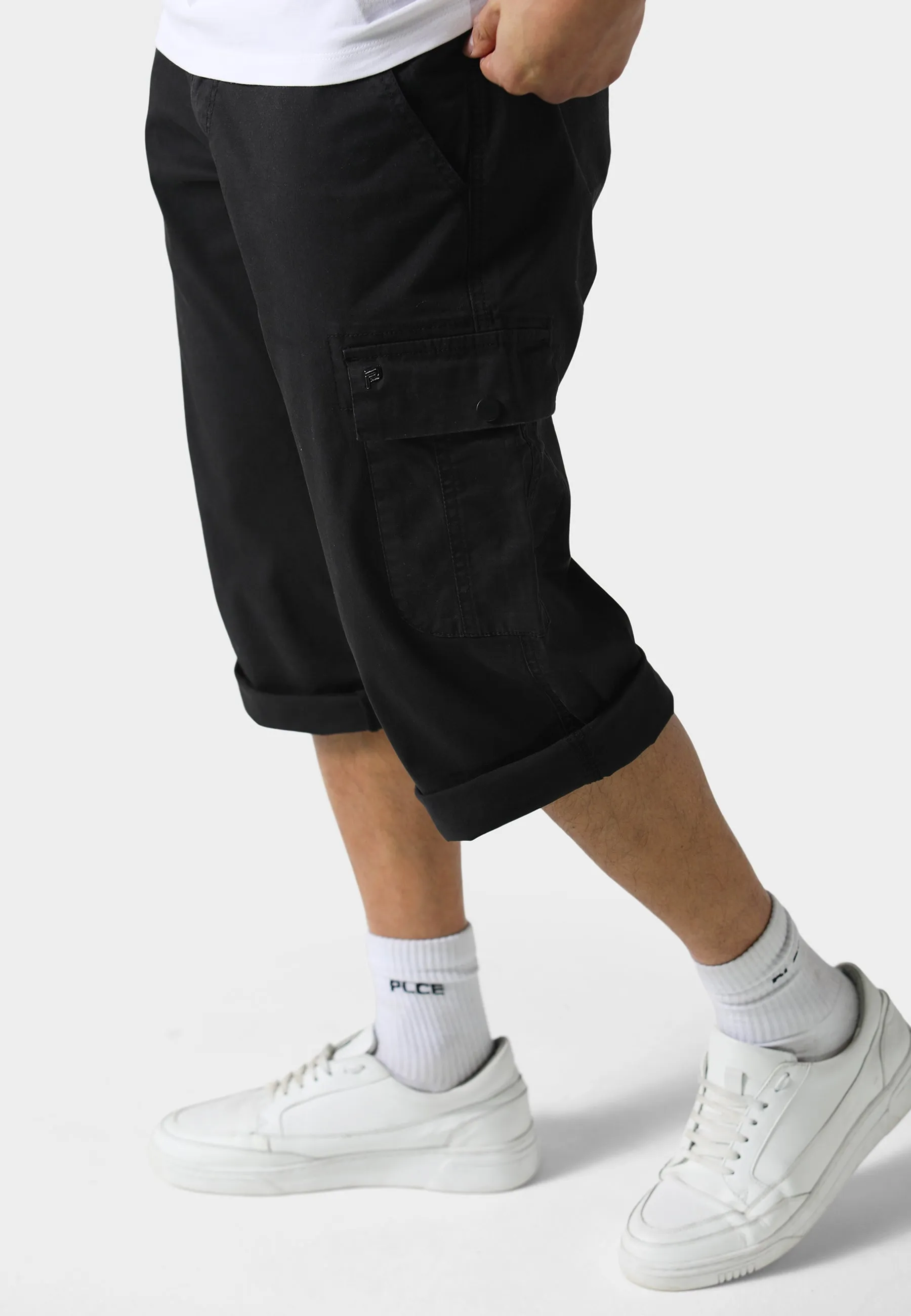 Sport Motion Hykeham Black Cargo Shorts