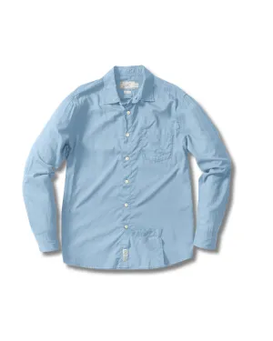 Portofino Featherweight Poplin Shirt - Blue Heaven SlimFitDesign Set In Sleeve