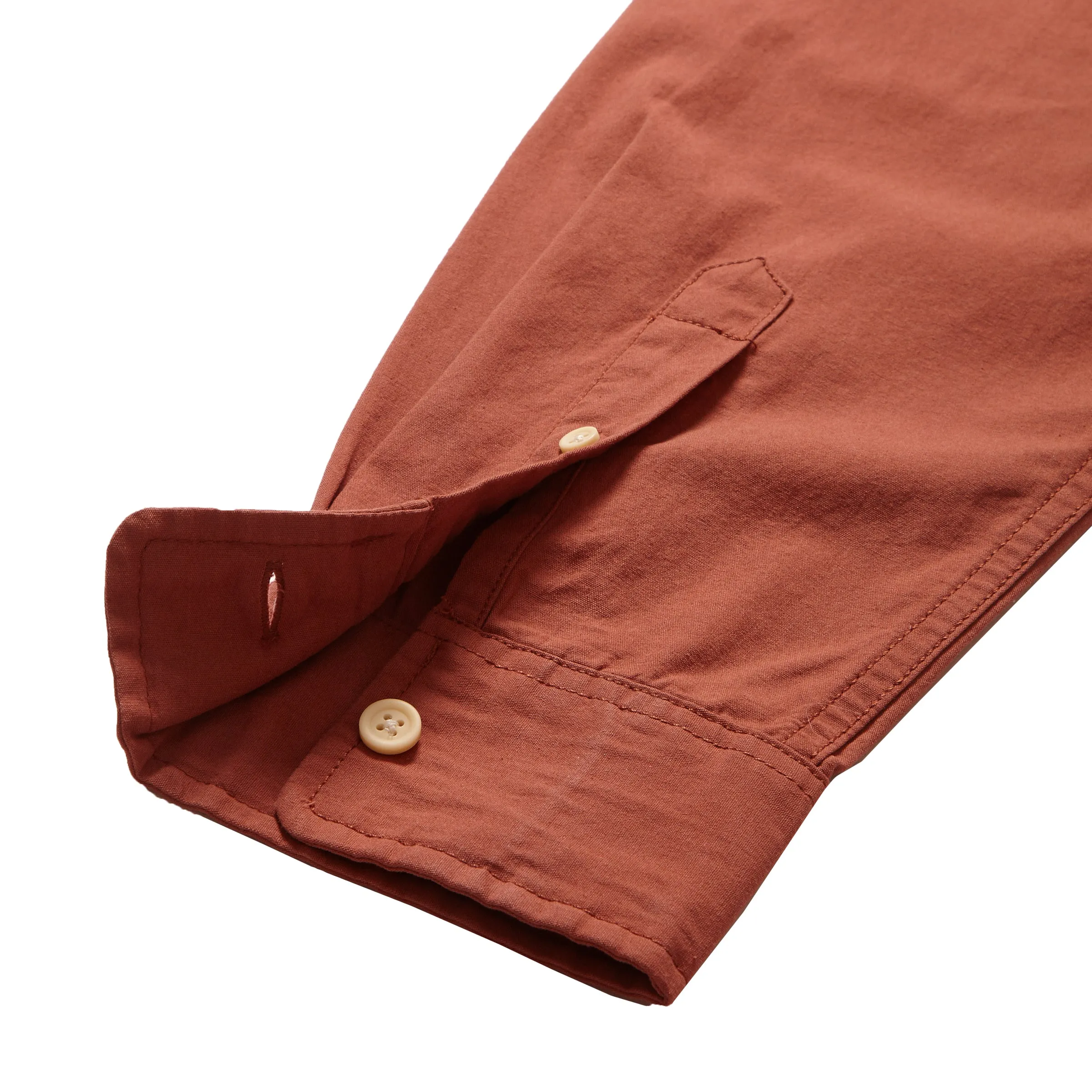 Portofino Midweight Poplin Shirt - Arabian Spice Quick Comfort Simple Comfort