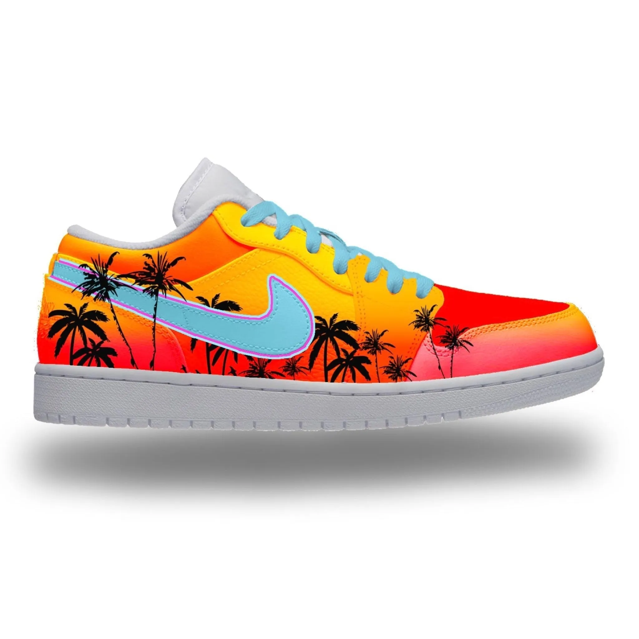 "SoFlo Sunset" Jordan 1 Low Shoes Foot Strike Control