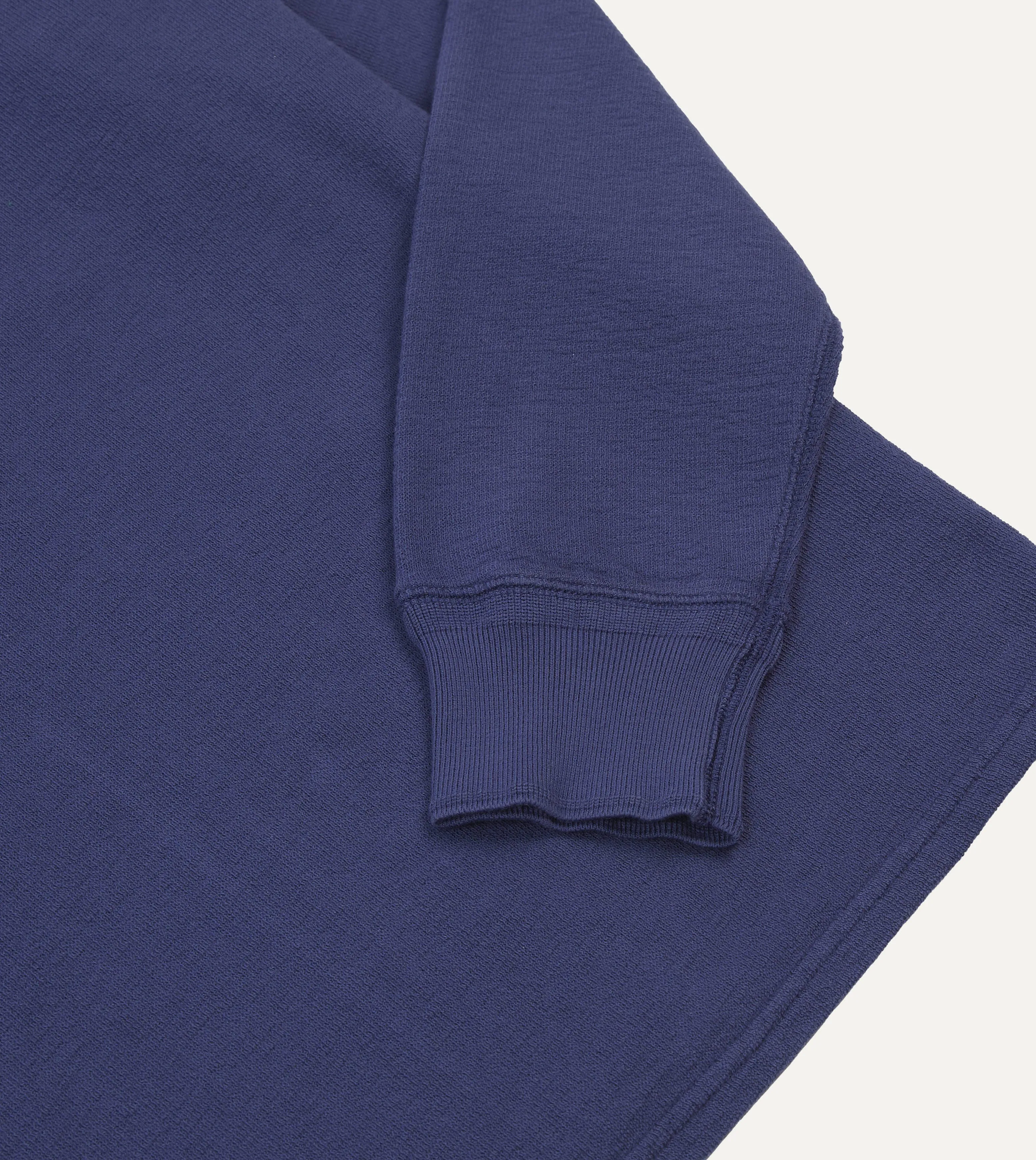 Navy Cotton Long-Sleeve Mock Neck Hiking T-Shirt Comfortable apparel