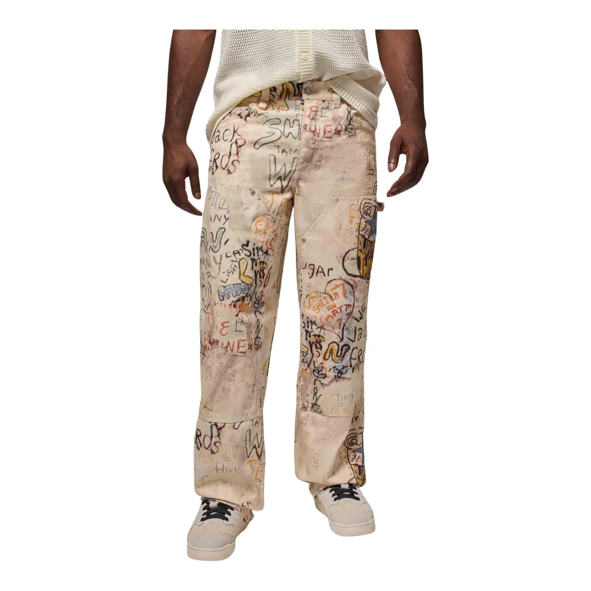 Chilly Weather Fit Slim Wear Design Air Jordan Men's Carpenter Pants