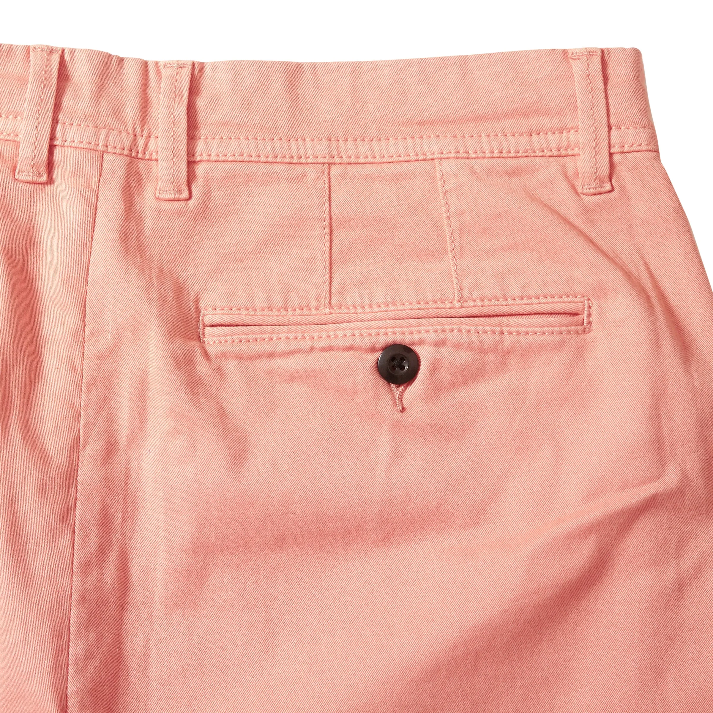 Precision Stretch Chino Shorts 8" - Coral Haze NonSlipGrip Lightweight Comfort