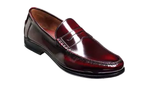 Newington - Burgundy Hi-Shine Book Corner