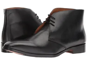 Winter Warm Carlos By Carlos Santana Corazon Boots Men's  Black Leather Chukka JOBB1097