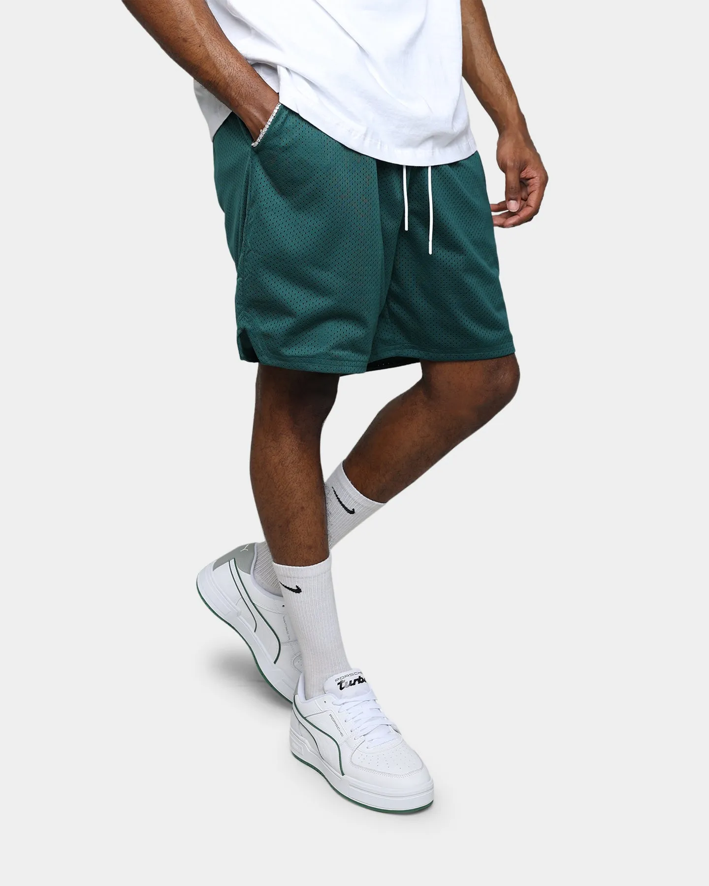Puma X TMC Every Day Hussle Mesh Shorts June Bug warm tones
