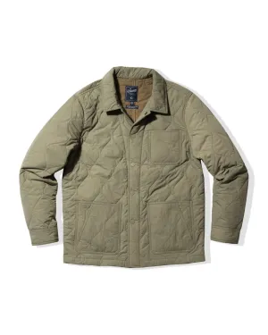 Putnam Quilted Chore Jacket - Olive Fashion Trend