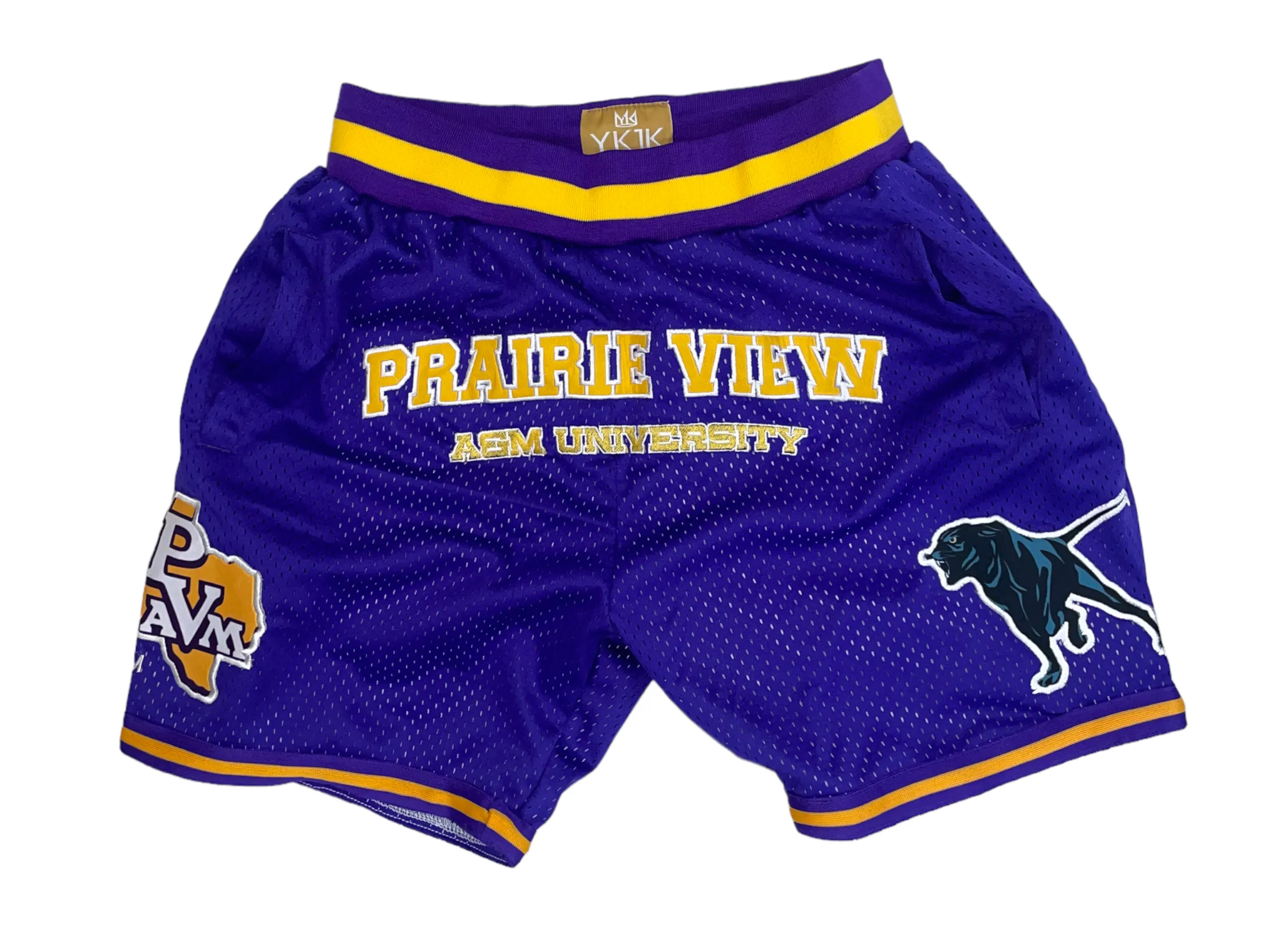 PVAMU BASKETBALL SHORTS NEW PURPLE Slim Look
