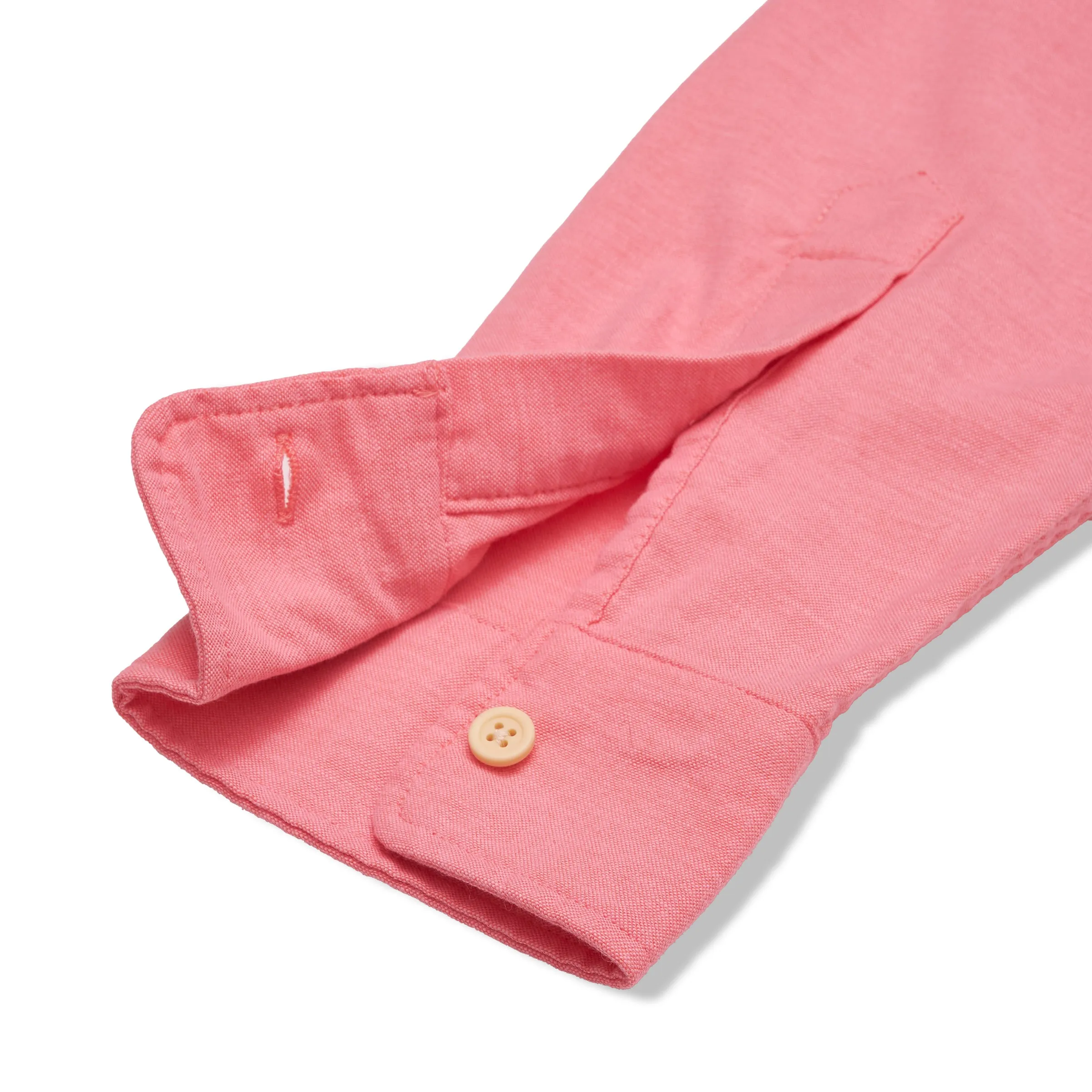 Charles Stretch Oxford Shirt - Red Everyday Comfort