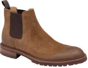 Men's Barrett Chelsea Boot In Tan Oil Suede Fashion Essential Crisp Fit