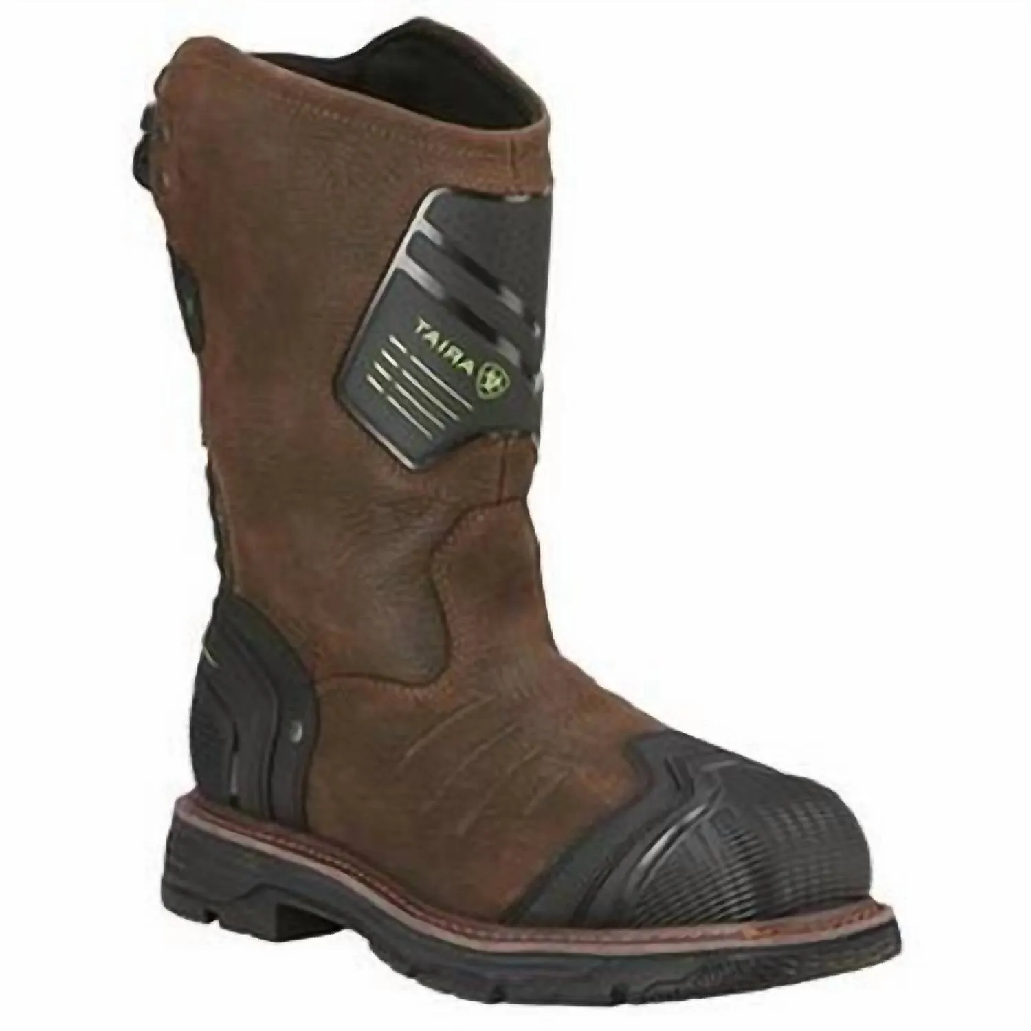 Men's Composite Toe Catalyst Vx Waterproof Work Boots In Brown Comfort Layer Travel Day