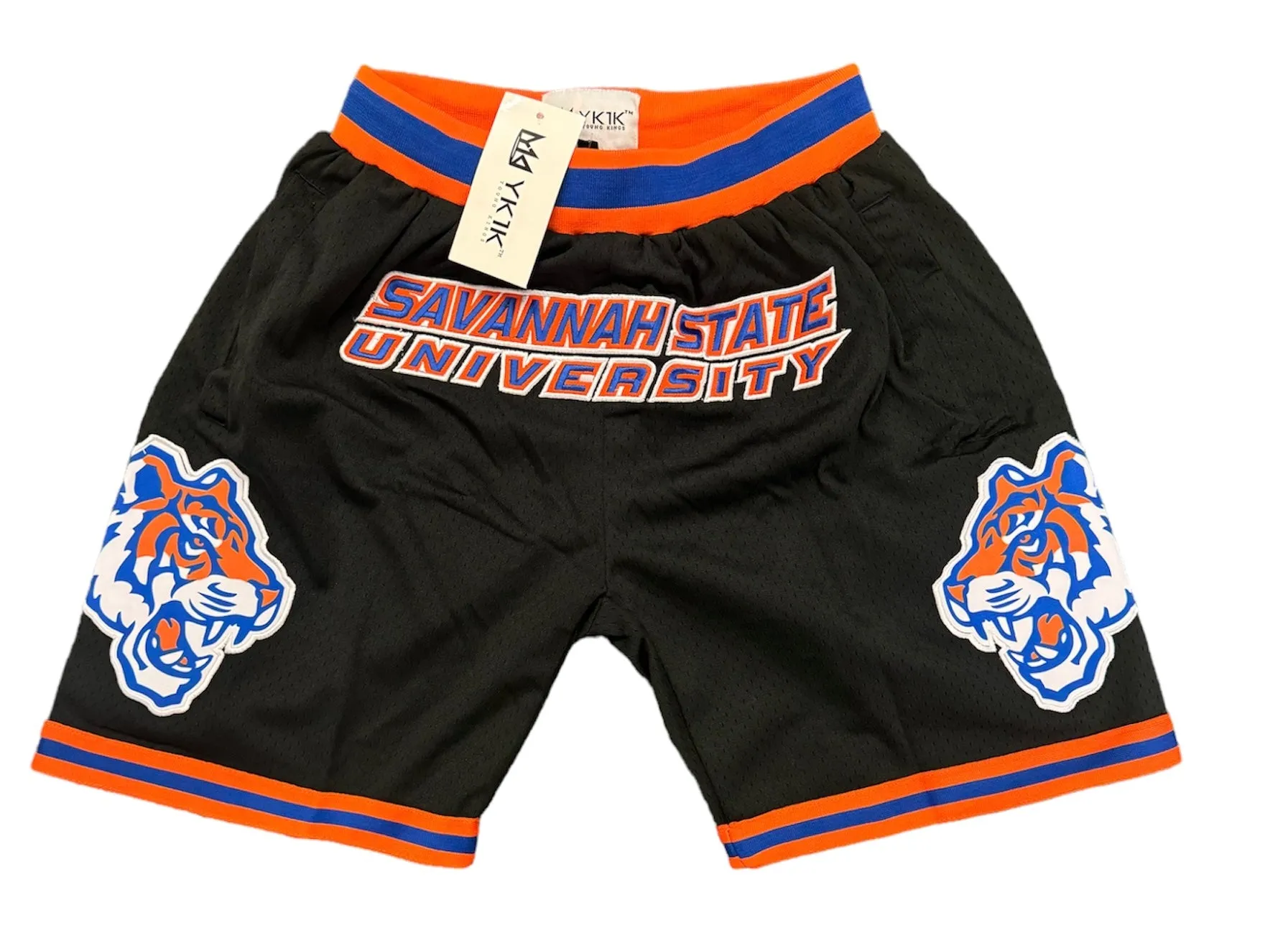 Sporty Look SAVANNAH STATE UNIVERSITY BASKETBALL SHORTS Black