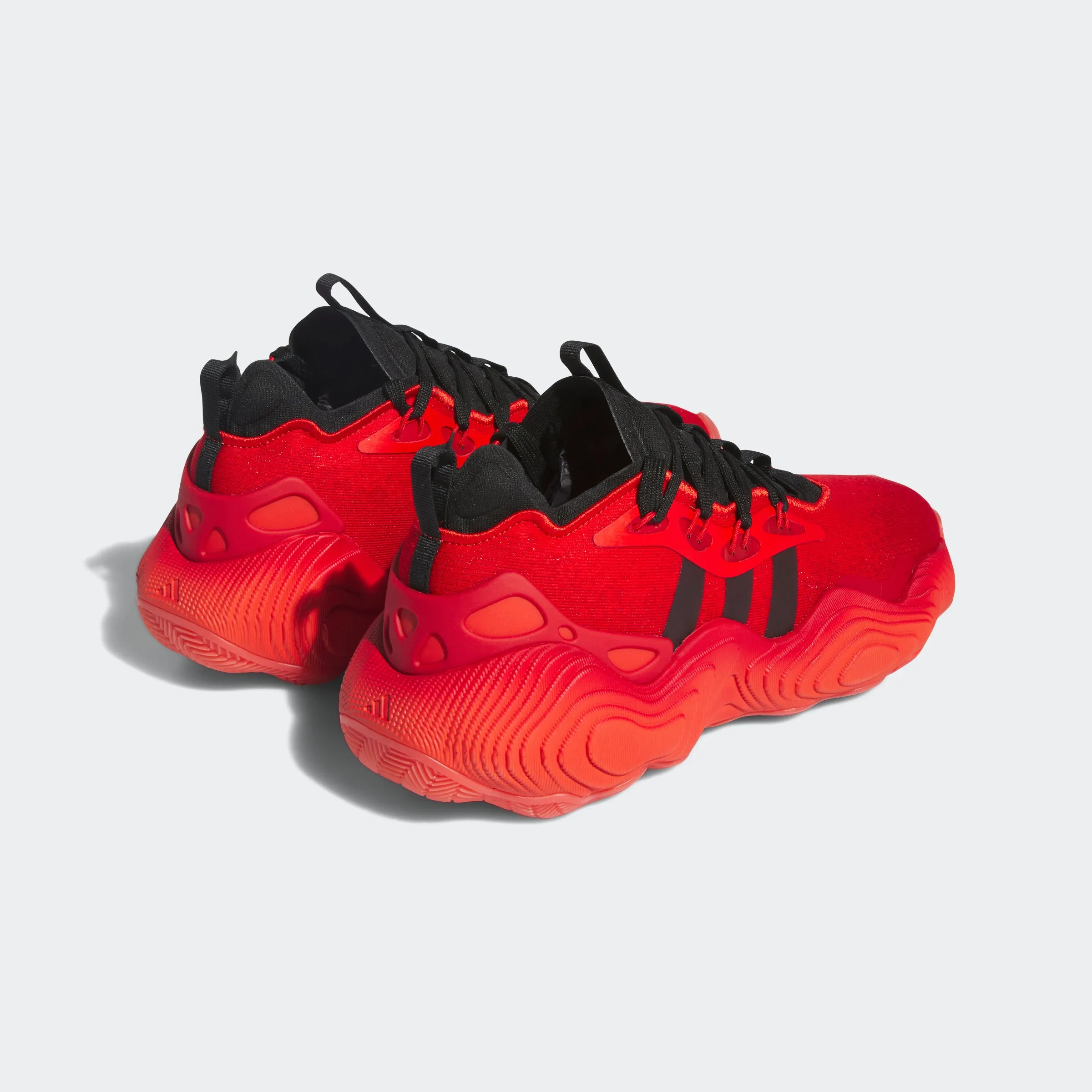 Flexible Torsion Plate adidas Trae Young 3 Basketball Shoes | Better Scarlet / Core Black / Bright Red | Men's