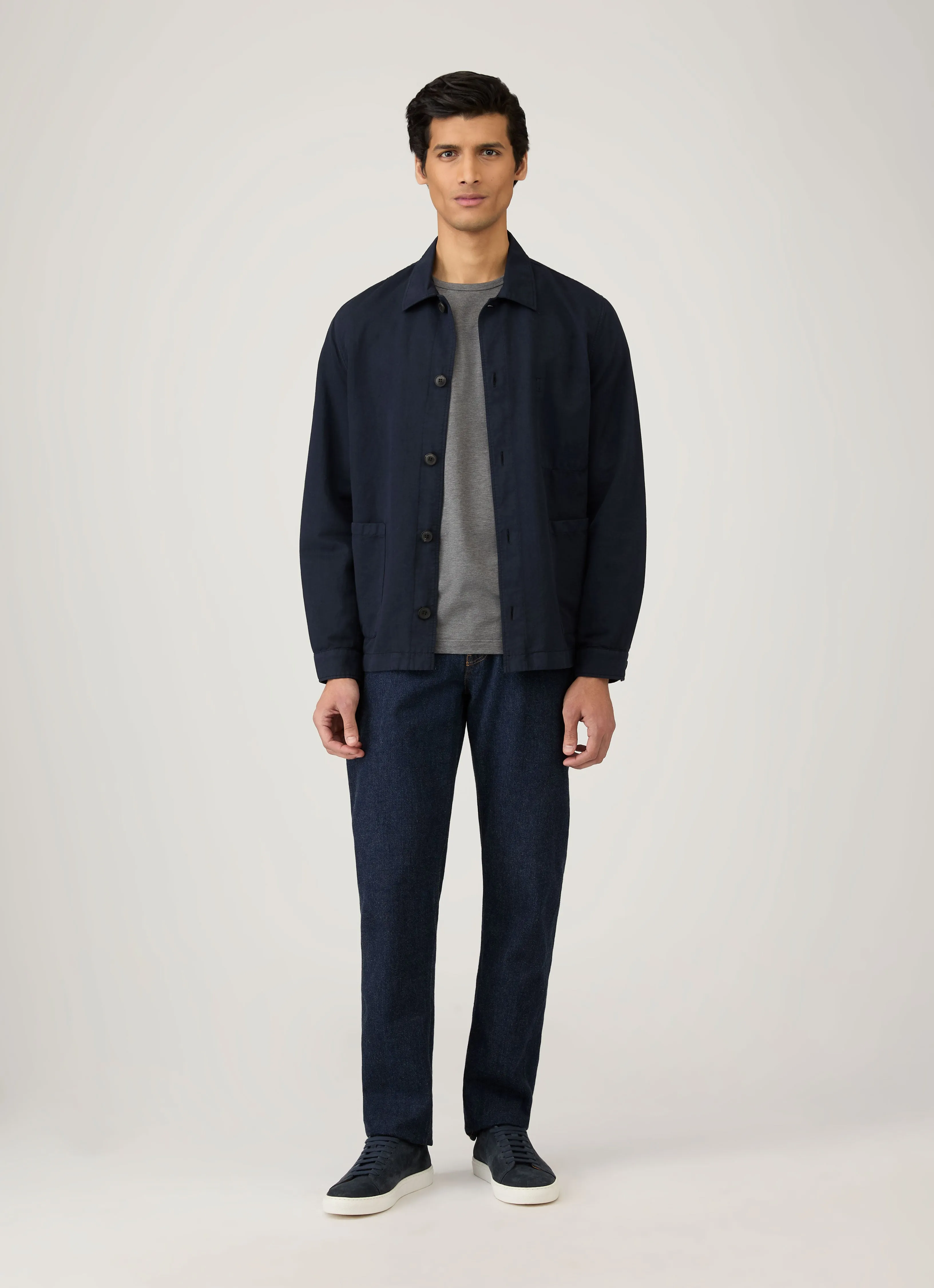 Men's Classic T-shirt in Charcoal Melange Active Look