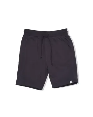 nylon blend Travel Flex Elevated Jersey Draw Cord Shorts 8" - Dark Blue