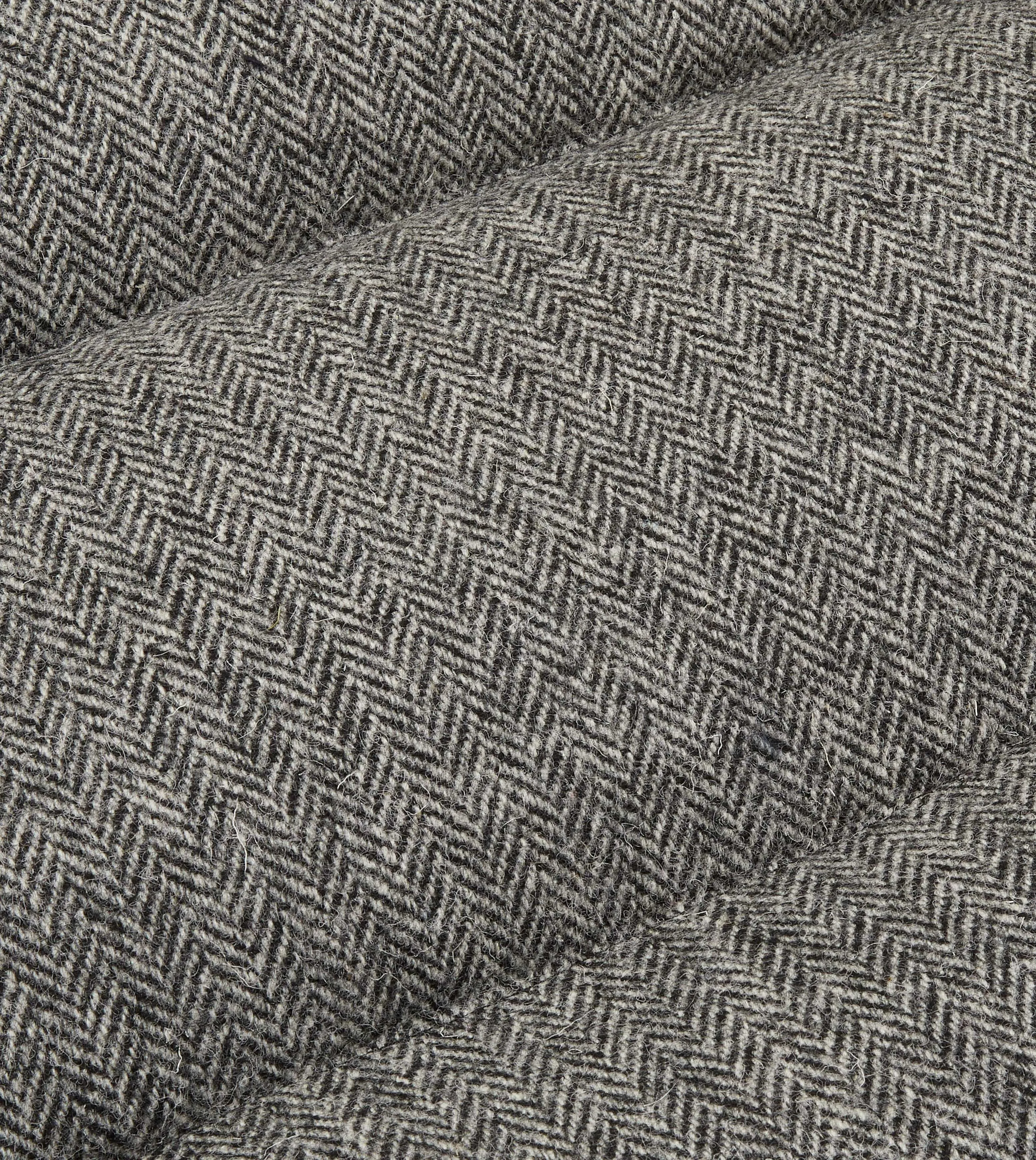 Rocky Mountain Featherbed for Drake's Herringbone Harris Tweed Leather Christy Down Vest Easy Care Material