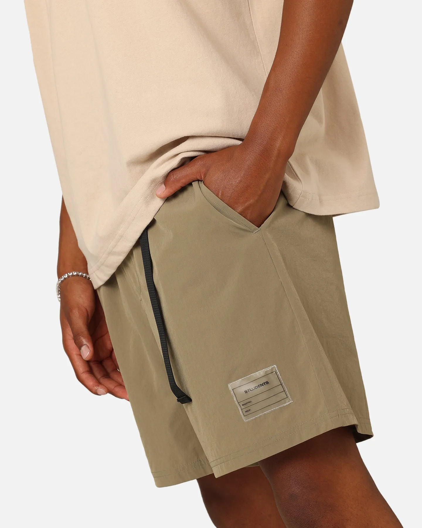 Anti Pilling Fabric Students Golf Caldwell Nylon Shorts Kelp