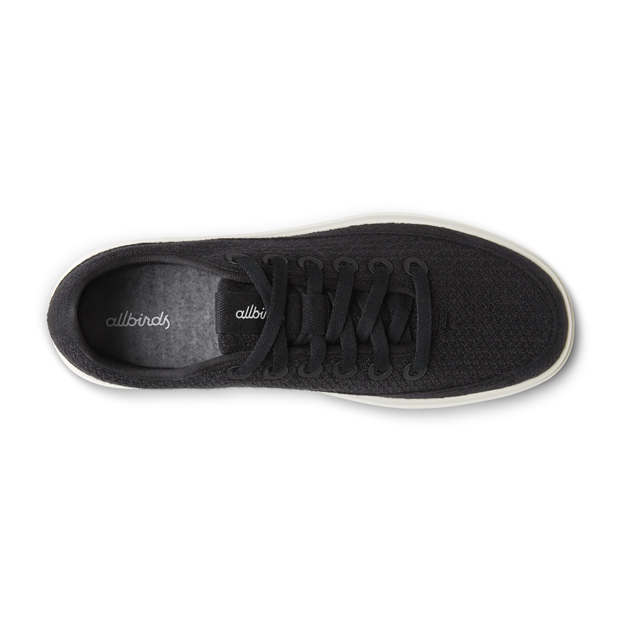 Refresh Walk Men's Wool Piper Go - Natural Black (Natural White Sole)