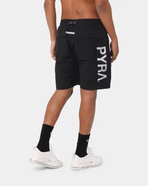 PYRA Future Nylon Shorts Black Recycled Polyester Eco - friendly