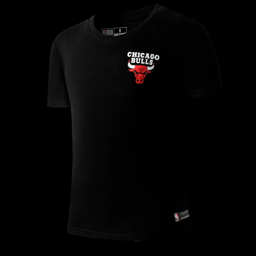 Ventilated Back Panels Comfort Performance NBA Back Gradient Print Regular Fit T-Shirt - Chicago Bulls