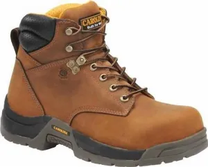Men's Waterproof 6" Broad Bruno Toe Work Boot In Brown Secure Grip