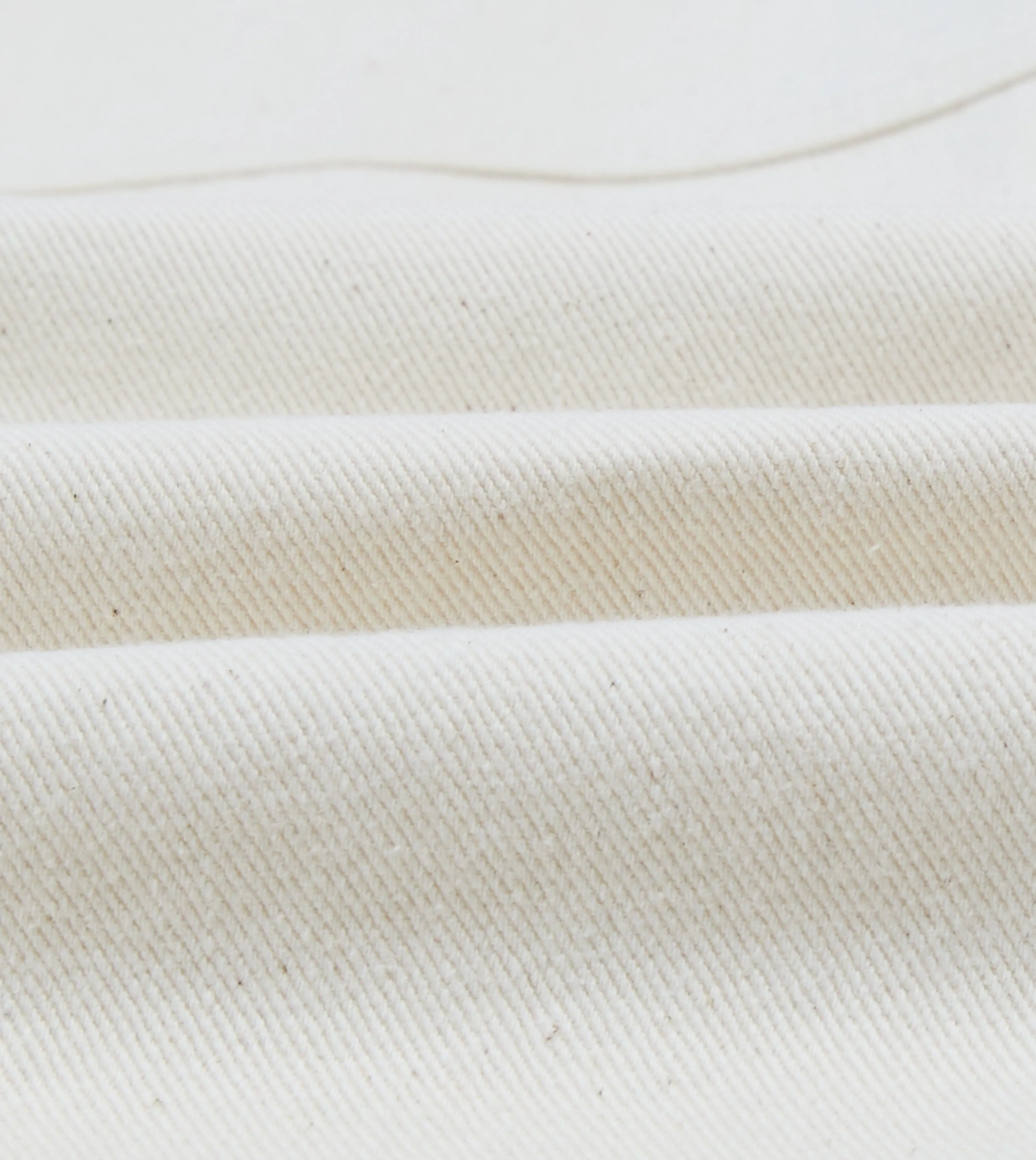 Ecru Denim Western Chore Jacket Airtight Fasteners