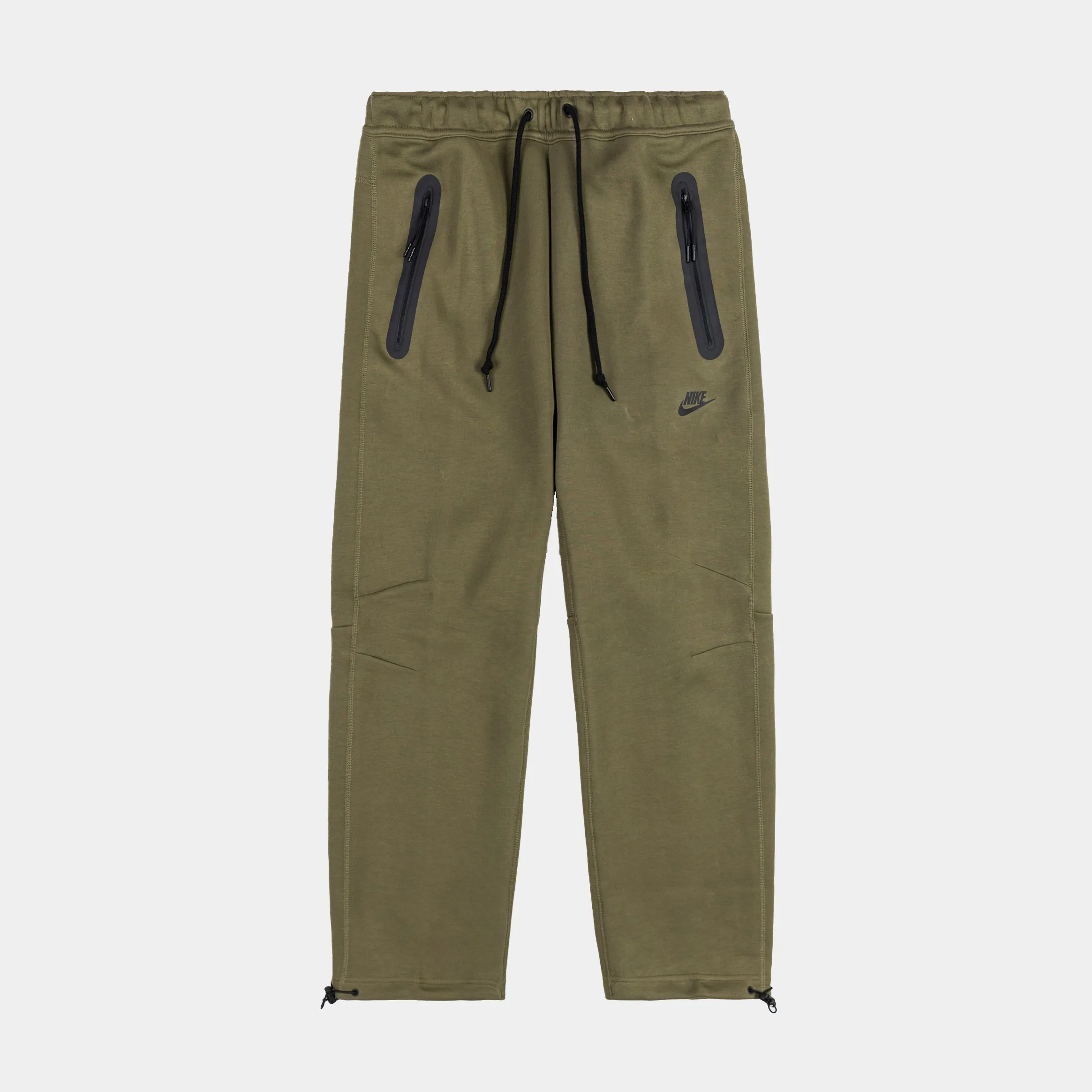 Comfy Movement NSW Tech Fleece Open Hem Mens Sweatpants (Olive/Black)