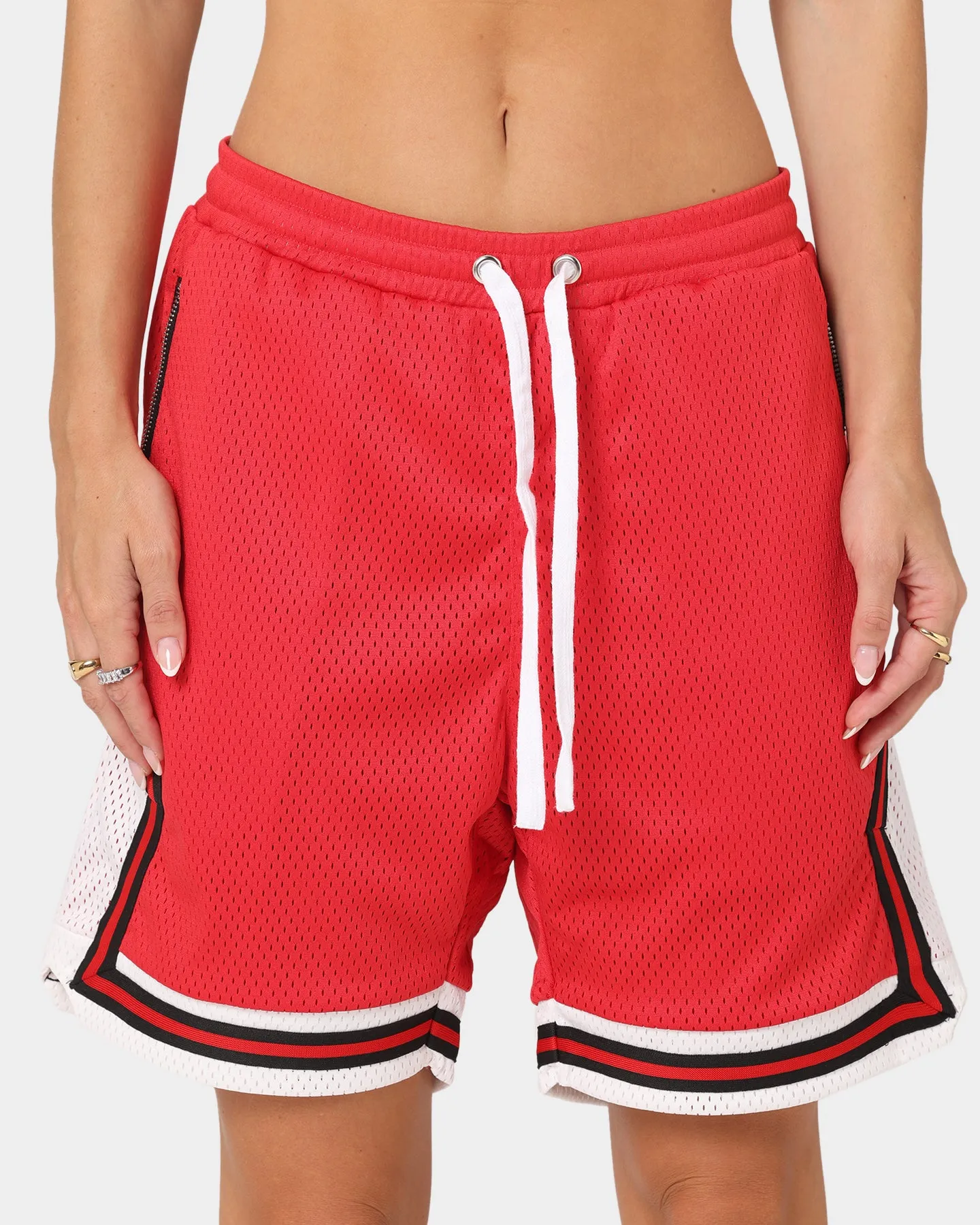 XXIII Auden Basketball Shorts Red No Bulky Feel