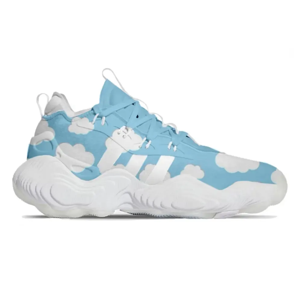 Strategic Traction Pattern Bouncy Ride "Clouds" Adidas Trae Young 3 Basketball Shoes