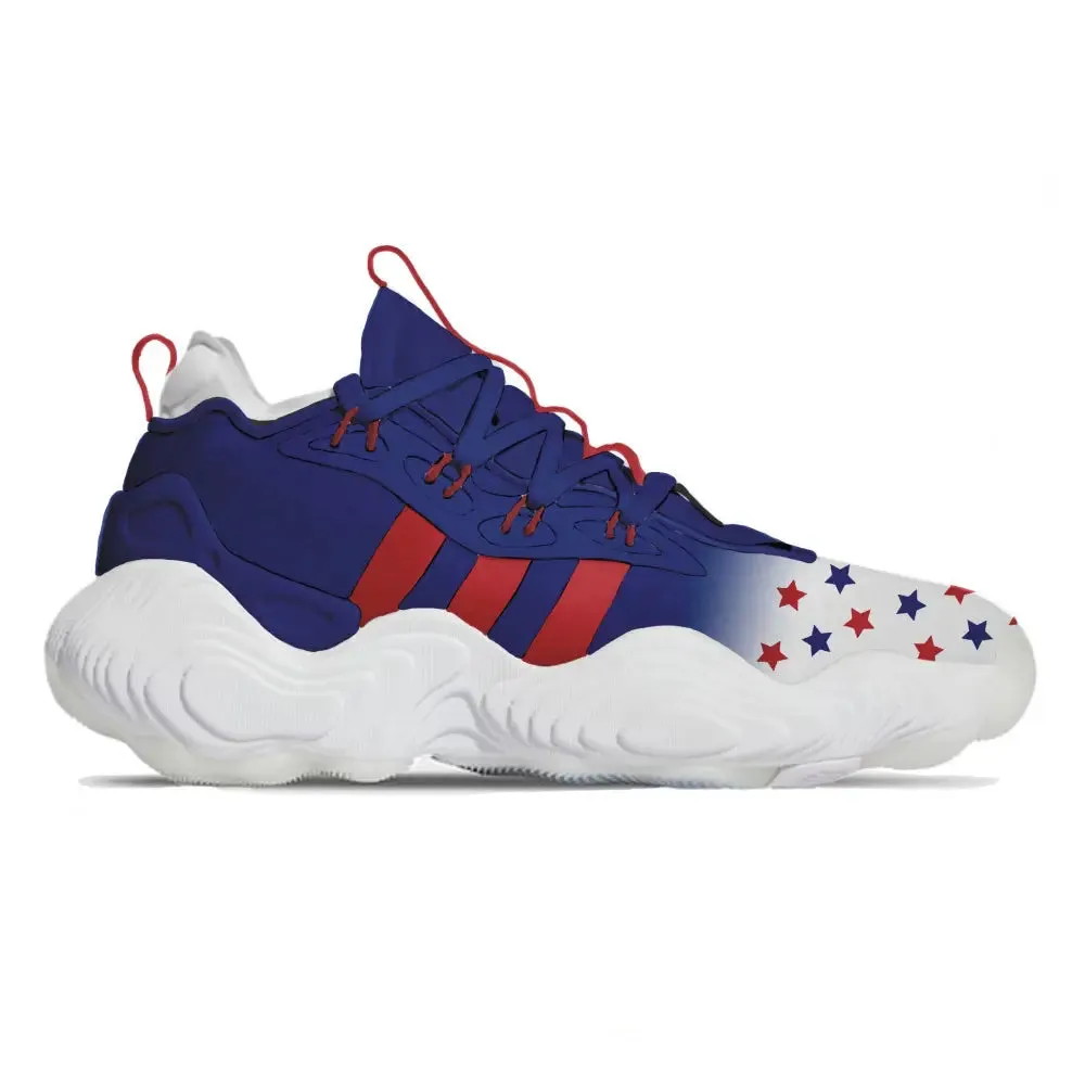 "USA" Adidas Trae Young 3 Basketball Shoes Impact Resistant Triple Density Cushion