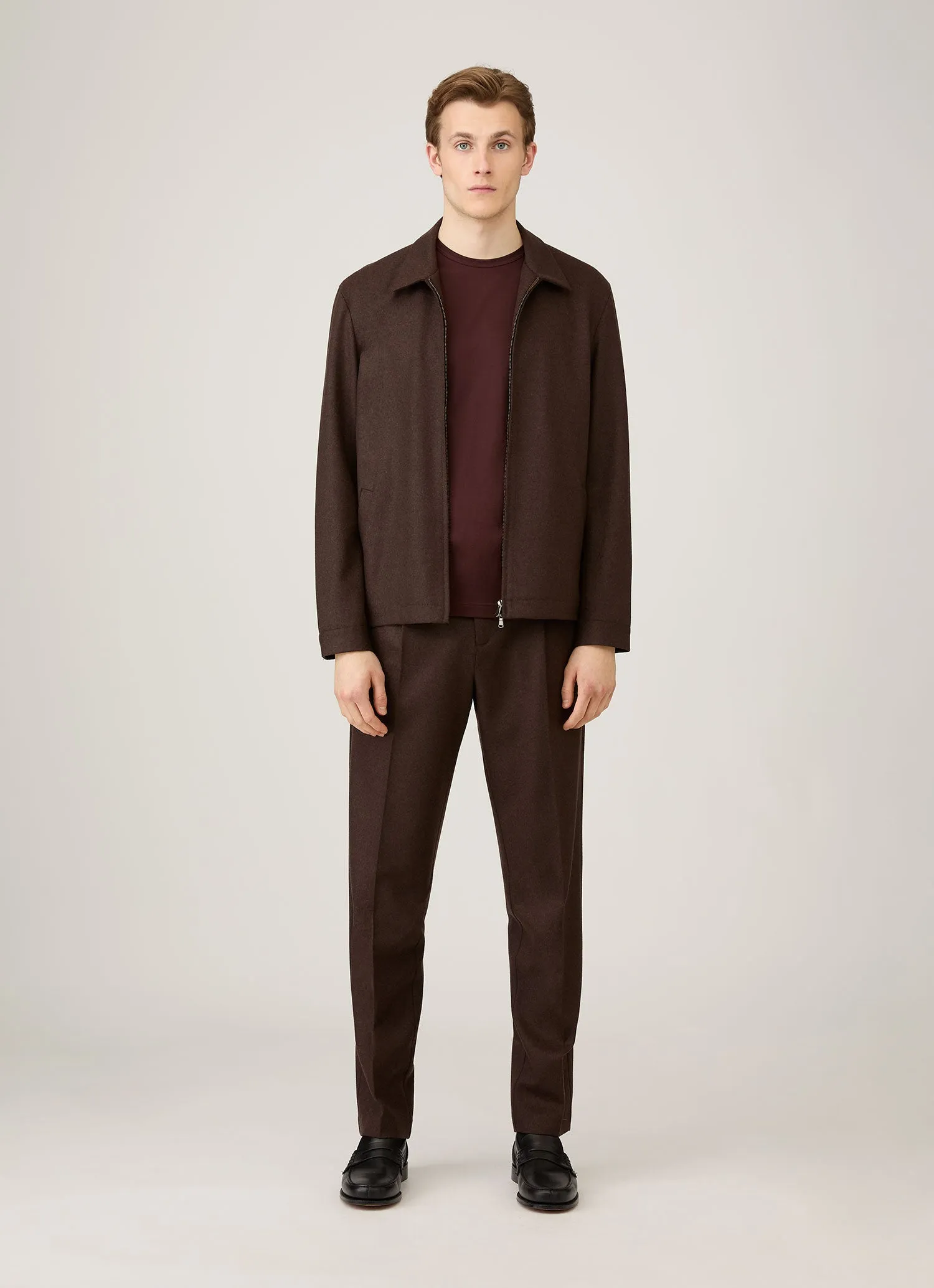 Non Restrictive Fit Chilly Weather Style Men's Classic T-shirt in Bakelite