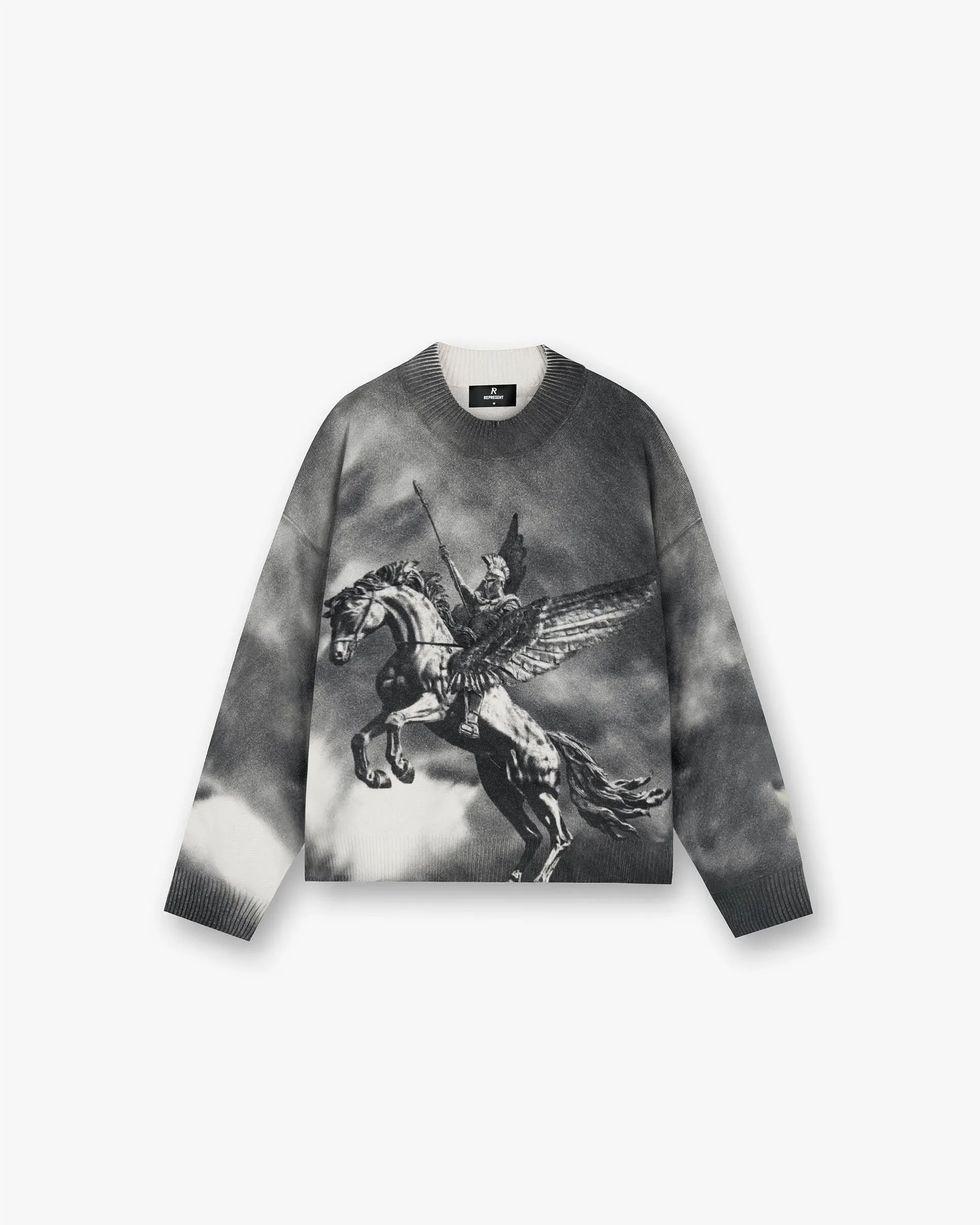 Mascot Knit Sweater - Multi Warm Fabric