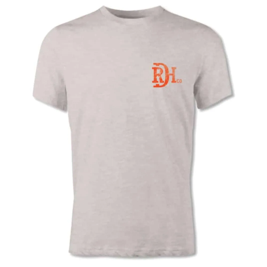 Red Dirt Hat Co. "Jackalope Trail" Graphic T-Shirt in Heather Grey Cozy Comfort Fit