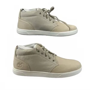 Heritage Craft Men's Groveton Chukka Suede Canvas Casual Shoes In Chalk White
