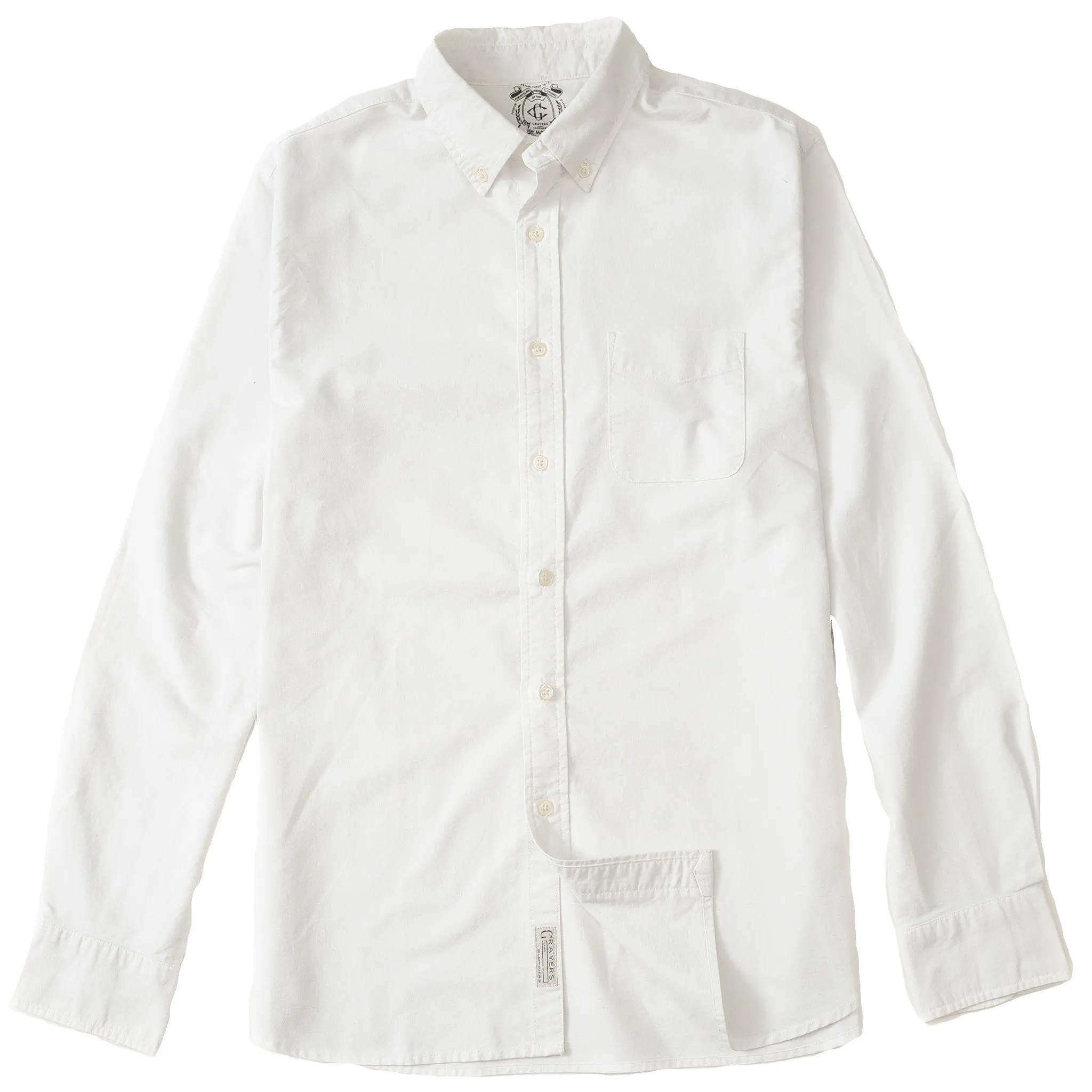 The White Oxford Button Down Sleek Comfort Fit
