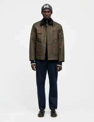 Quilt Chore Jacket, Forest Night Flexible Shoulder Design